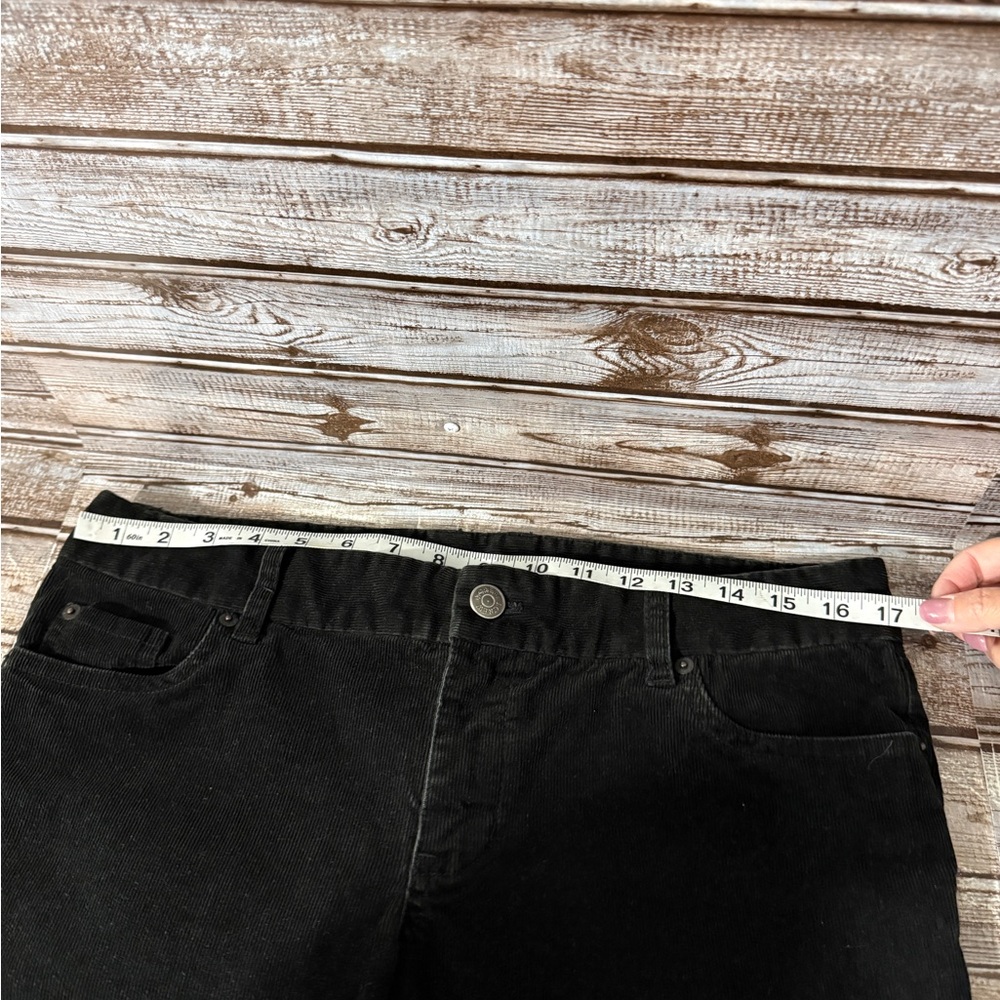 J. crew Black corduroy pants Size 10T tall 10 - Picture 4 of 6